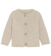 CeLaVi Cardigan - Ull - Stickad - Dune Melange