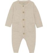 CeLaVi Onesie - Ull - Stickad - Dune Melange