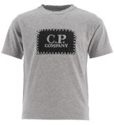 C.P. Company T-shirt - GrÃ¥melerad m. Svart