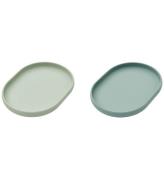 Liewood Tallrik - 2-pack - Silikon - Anita - Dusty Mint/Pepper