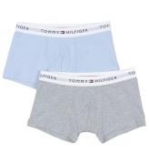 Tommy Hilfiger Boxershorts - 2-pack - BlÃ¥sig Blue/Grey Heather