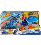 Hot Wheels Lastbil m. Ljus/ljud - City Ultimate T-Rex Transporte