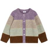 Hust and Claire Cardigan - Stickad - Charlotte - Dark Plum m. Gl