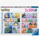 Ravensburger Pussel - 2x500 Delar - PokÃ©mon Samling