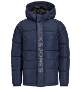 Jack & Jones Vadderad jacka - JCOSpeed - MarinblÃ¥ Blazer/Tone In