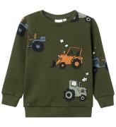 Name It Sweatshirt - NmmNorman - GevÃ¤r Green