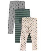 Hust and Claire Leggings - 3-pack - Lukas - Anka Green