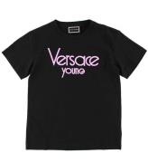 Young Versace T-shirt - Svart m. Rosa