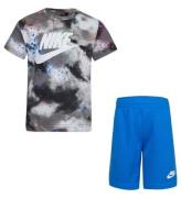 Nike Shortsset - T-shirt/Shorts - Tie Dye - Foto Blue