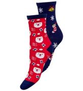 Kids Only Strumpor - CookChristmas - 2-pack - Night Sky/Santa-Ji