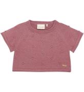 Minymo T-shirt - Stickad - Deco Rose