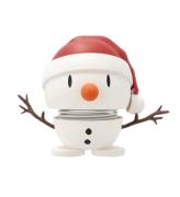 Hoptimist Soft Santa Snowman - 7,5 cm - Vit