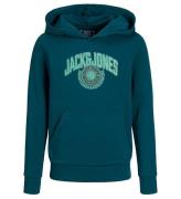 Jack & Jones Hoodie - JjKam - Deep Teal