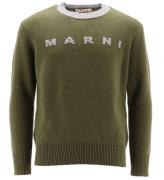 Marni Tröja - Stickad - Ull - Deep Lichen Green