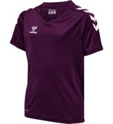 Hummel T-shirt - hmlCore XK Poly - Acai/Vit