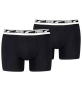 Puma Boxershorts - 2-pack - Everyday Multi Logo - Svart