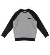 Vans Sweatshirt - Core Basic Raglan - Svart/Cement Heather