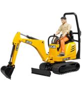 Bruder Arbetsmaskin - JCB 8010 CTS MikrogrÃ¤vmaskin m. Figur - 62