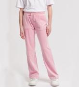 Juicy Couture Velourbyxor - Tonal Wide - Rosa Nektar