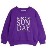 Mini Rodini Sweatshirt - sÃ¶ndag - Purple