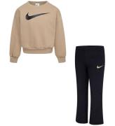 Nike Sweatset - Sweatshirt/Sweatpants - Brun/Svart