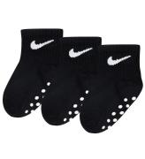 Nike Strumpor - 3-pack - Halkfritt - Svart