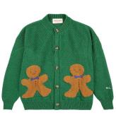 Bobo Choses Cardigan - Stickad - Pepparkakor - Green