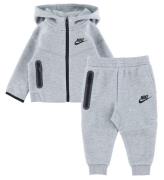 Nike Sweatset - Cardigan/Sweatpants - Grey Heather