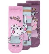 Name It Strumpor - PeppaPig - NmfAmina - Pastel Lavender/3P ARCT