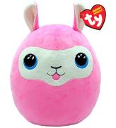 Ty Gosedjur - Squishy Beanies - 25 cm - Rosa Ilama