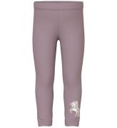 Name It Leggings - NmfDavina - Svett - Elderberry/Unicorn