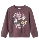 Name It Sweatshirt - NmfNira Bluey - Arctic Skymning m. Tryck