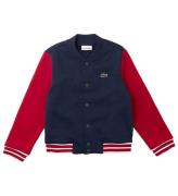 Lacoste Cardigan - MarinblÃ¥/RÃ¶d