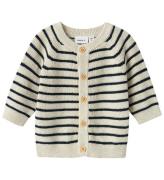 Name It Cardigan - Stickad - NbmMast - Peyote Melange m. Ränder