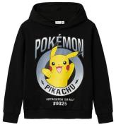 Name It Hoodie - NkmDu - Pokémon - Svart m. Tryck