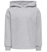 Kids Only Hoodie - KogFave - Light Grey Melange