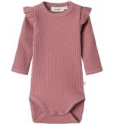 Lil' Atelier Body L/æ - Rib - NbfRaja - Nostalgi Rose