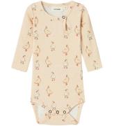 Lil' Atelier Body L/Æ - Rib - NbfGavo - Sand Dollar m. Tryck