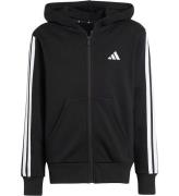 adidas Performance Cardigan - J 3S FL FZ HD - Black/White