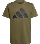 adidas Performance T-shirt - J BL - Olistr/Svart