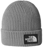 The North Face Mössa - Stickad - Logo Box Cuffed - Medium+ Grey