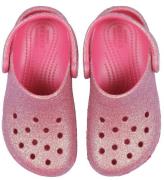 Crocs Sandaler - Classic+ Glitter K - Dragon Fruit