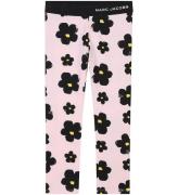 Little Marc Jacobs Leggings - Rosa/Svart m. Blommor