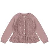 Konges Sløjd Cardigan - Stickad - Cabby Frill - Deauville Mauve