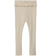 Name It Leggings - Rib - NmfBinnie - Summer Sand