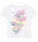 Billieblush T-shirt - Vit m. Paljetter