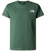 The North Face T-shirt - Box - Anka Green m. Tryck