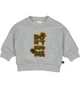 Freds World Sweatshirt - Dont Bug Jag - GrÃ¥melerad