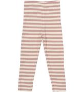 The New Siblings Leggings - Rib - TnsbFro - Adobe Rose Striped