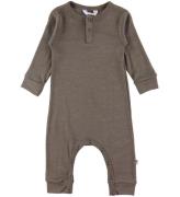 Joha Onesie - Ull/Silke - Brun